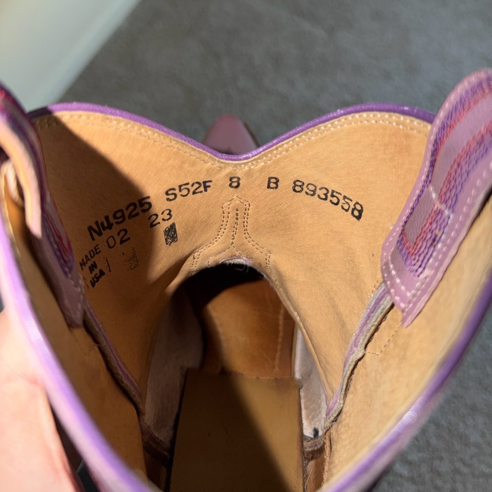 Limited Release Lilac Lucchese Pris - Picture 7 of 13